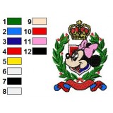 Disney Characters Embroidery Design 1